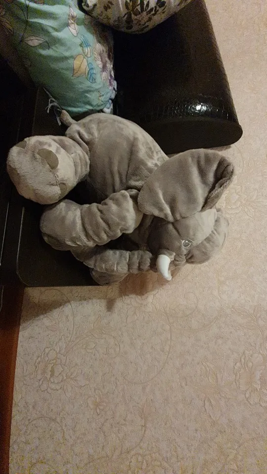 Cute Stuffed Elephant Plush - Sleeping Back Cushion