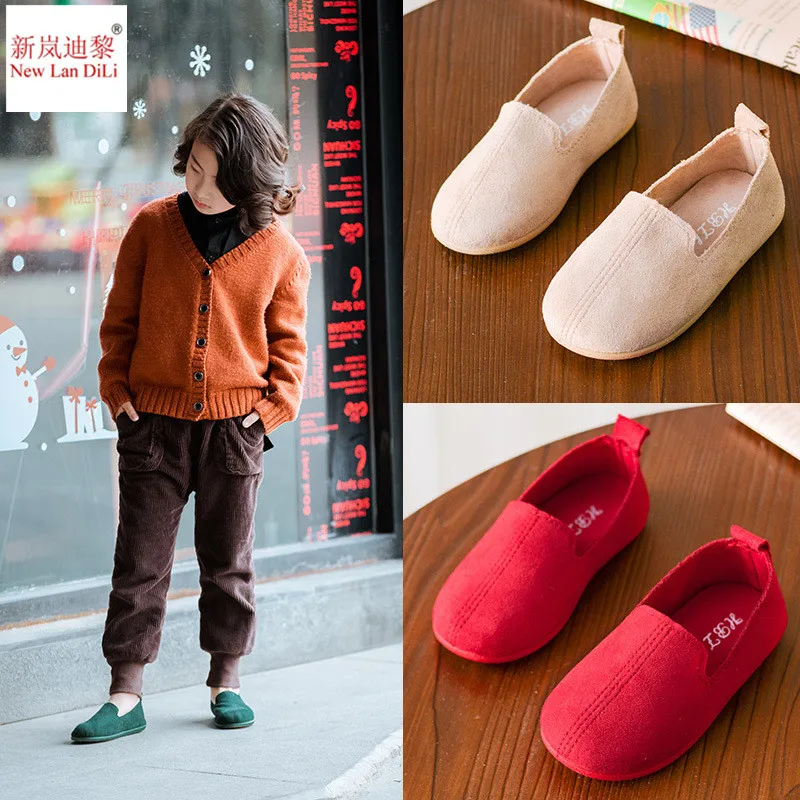 

New boys Sneakers Children Shoes Kids Sneakers Girl Red Green Slip-On Breathable Flat Shoes Infant Girl Hollow Casual Shoes