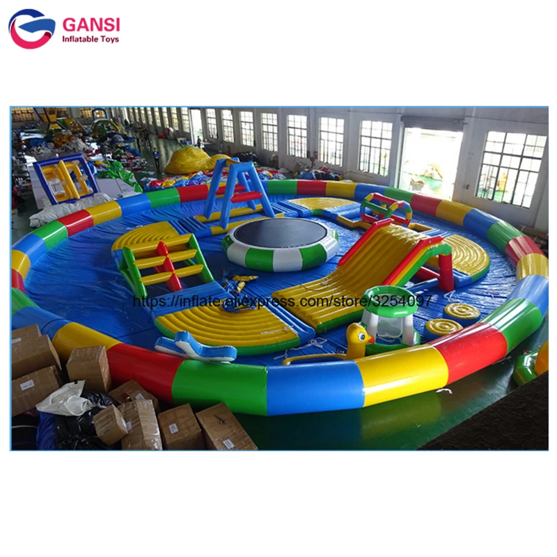 Giant Inflatable Type Water Playground Inflatable Water Park with
