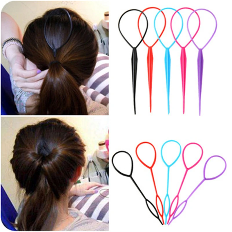 

Korean multifunctional Plastic Pull Hair needle A879 hair Accessories Styling Makeup Tools Quick Dish headband color