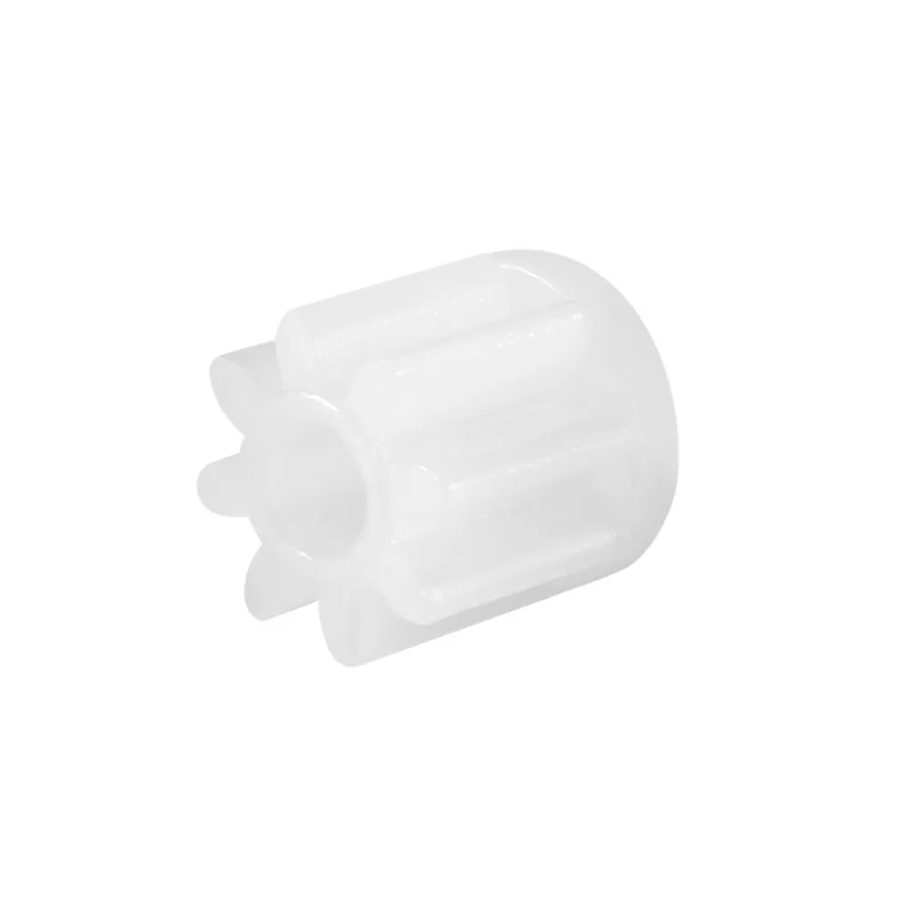 50Pcs/lot 082A Plastic Gear motor gear transmission gear 5x5mm 2mm Hole Diameter with 8 Teeth for DIY Car Robot Motor