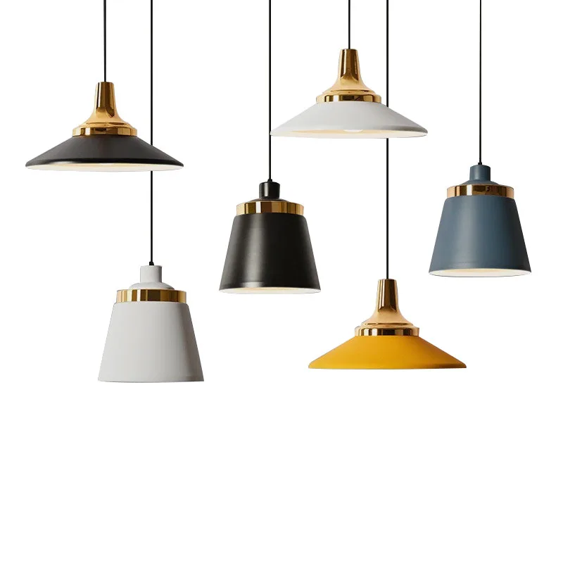 

Modern LED Pendant Lights Nordic Hanging Lamp for Living Room Bedroom Home Decoration Indoor Lighting Fixture Iron Creative Art