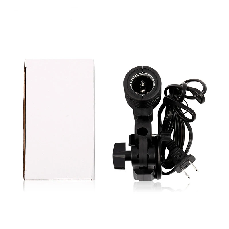 

Konseen E27 Socket Photo Light Bulb Holder Photo Studio Light Fitting Flash Umbrella Bracket For Photography