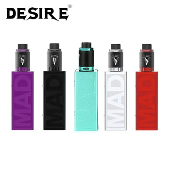 

New arrival Original Desire Mad Mod 108W TC Kit with 3ml M-Tank atomizer & 0.96-inch OLED Screen top refill design ecig vape kit