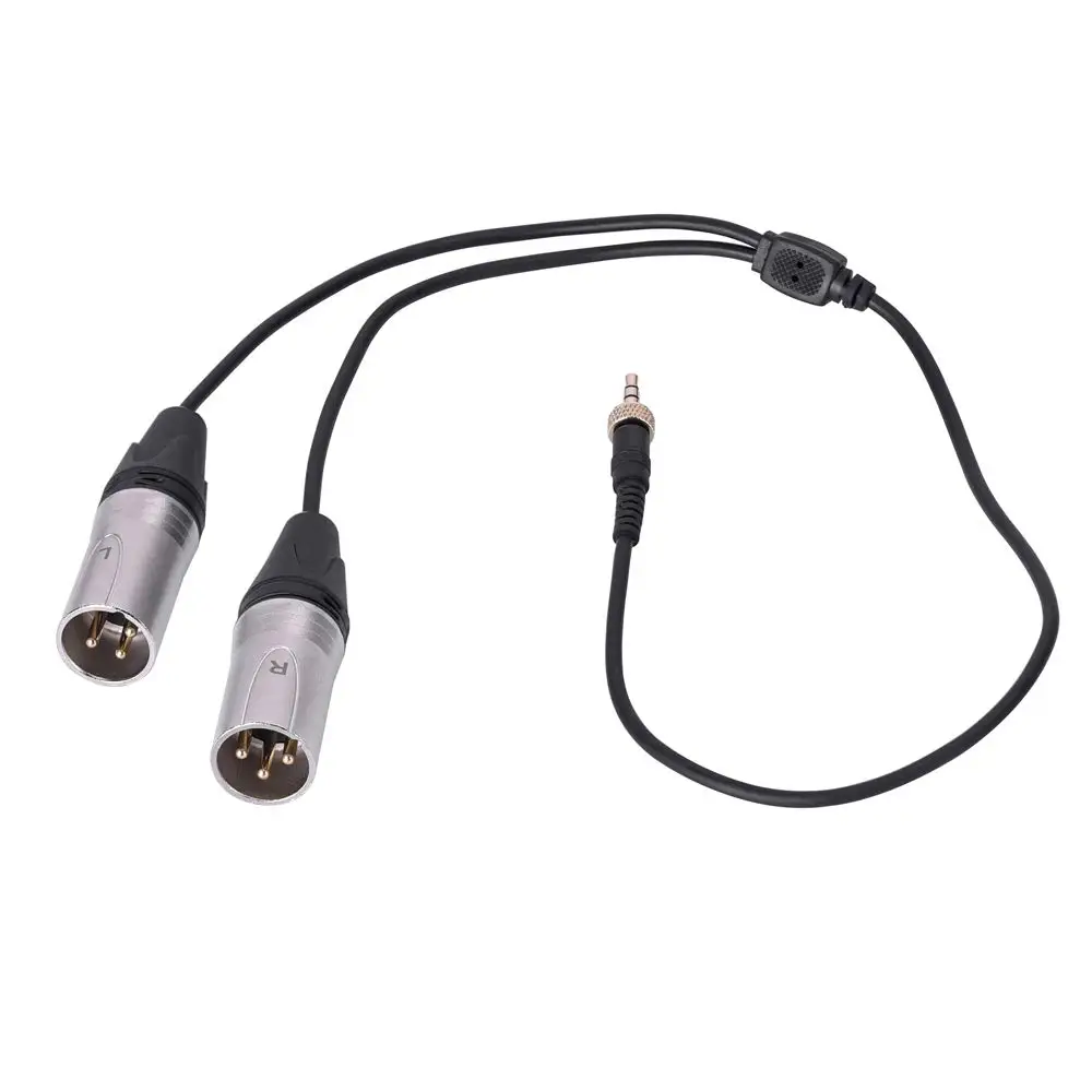 Comica CVM DS XLR 3 5 мм TRS к двойному стерео аудио выход кабель для беспроводной петличный