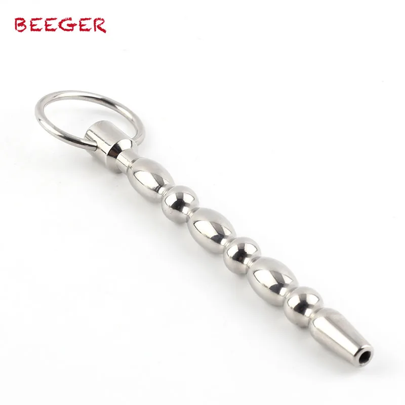 Заглушка для пениса BEEGER Angel Bite с кольцом Glans конструкция отверстиями и спермой