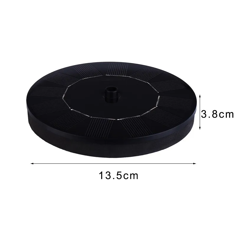 Mini Solar Water Fountain Pond pump garden decoration solar Panels Fountains Floating style bird bath pool 6V Black