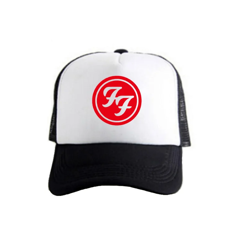 Summer Cool Foo Fighter Hat Men Women Hip Hop Rock Baseball Cap Trucker Caps Casual Mesh Net Sun Hats Bones Masculino |