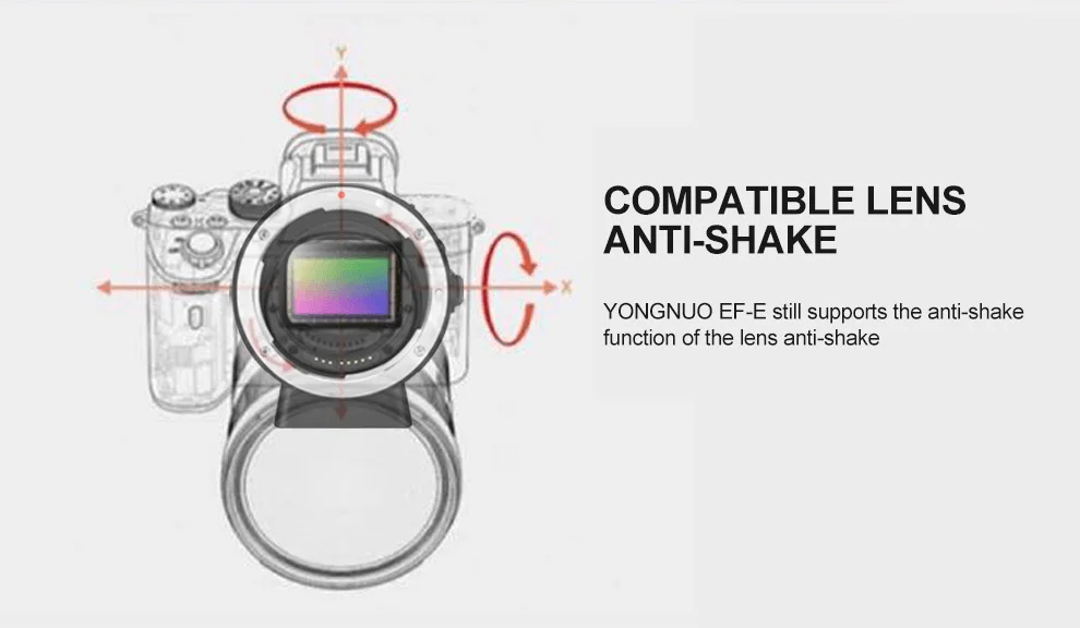 Yongnuo EF-E II адаптер с автофокусом кольцо для Canon EF Крепление объектива sony E-Mount камера a6500 a6400 a9 a7m3 a7r3 a7m2 a7r2 a7 III II