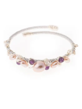 

Braided Silver-plated Silver Bracelet E1