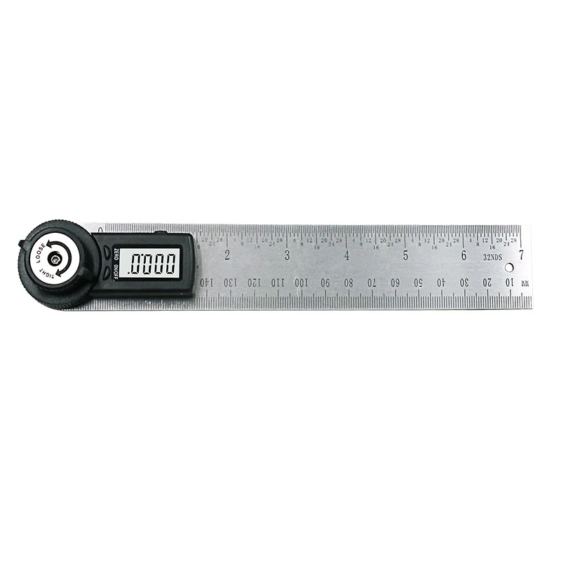 2 IN 1 digital ruler 360 degree 200mm Digital Protractor Inclinometer Goniometer Level Measuring Tool Electronic