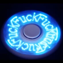 LED Changing Light Hand Spinner EDC Fidget Toy Stress Relief Finger Gyro
