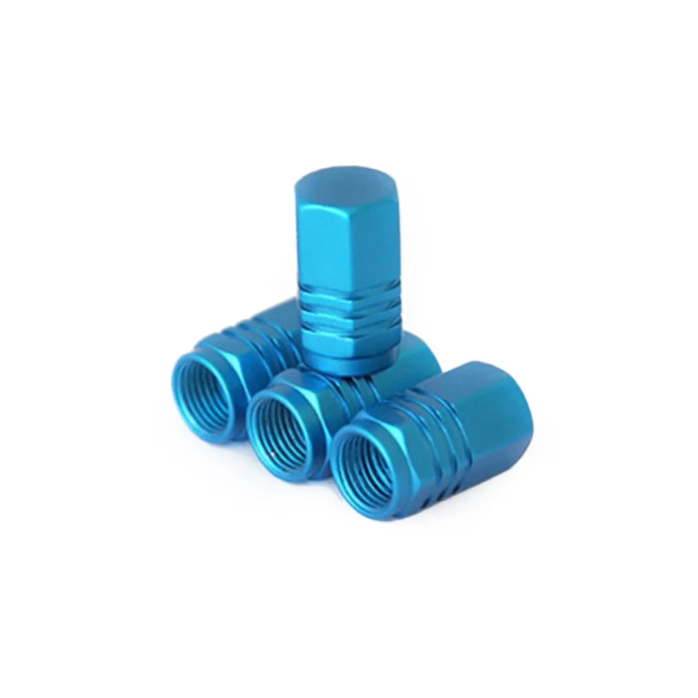 

4pcs Universal AluminumTire Valve Cap Tyre Tubeless Wheel Tire Valve Stems with Dust Caps Wheel Valve Stem Cap Car Accessories