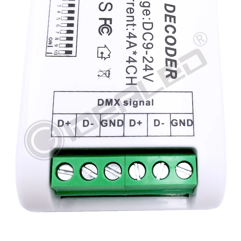 Мини 3 канала DMX декодер RGB 4 канала DMX512 декодер транспорматор led-переключателя для DC12V-24V RGB RGBW светодиодный контроллер полосы