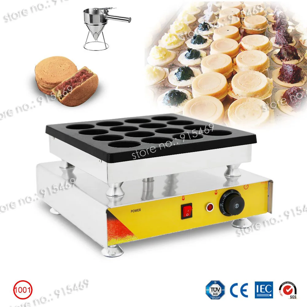 Free Shipping Commercial Nonstick 110V 220V Electric Red Bean waffle Maker Imagawayaki Obanyaki Machine W Batter Dispenser | Бытовая