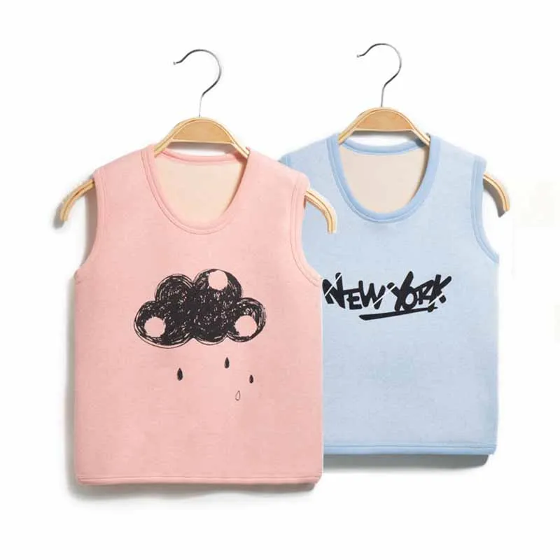 

Autumn Baby Girl Clothes Lovely Letter Bulb Winter Boy Clothing Cute Comfortable Thicken Tank Roupa Infantil For Kids