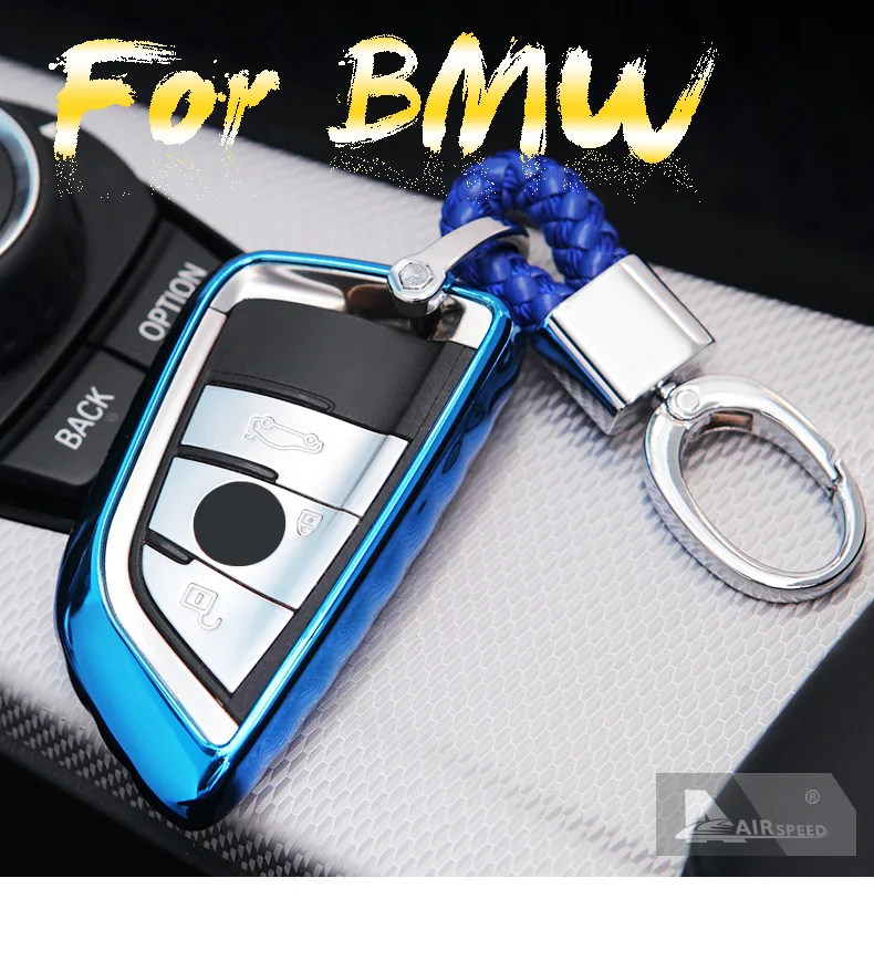 AIRSPEED TPU Car Key Protection Shell Upgraded Car Key Cover Case for BMW F15 X6 F16 G11 F48 F39 G30 Accessories Car Styling (1)