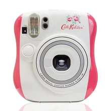 Fujifilm Instax Mini 25 Instant Camera Edition Cath Kidston Pink with Strap, Close-up Lens
