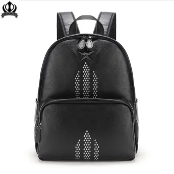 

2017 newest men lover's bag casual backpack personality simple shoulder bag star pattern backpack c160