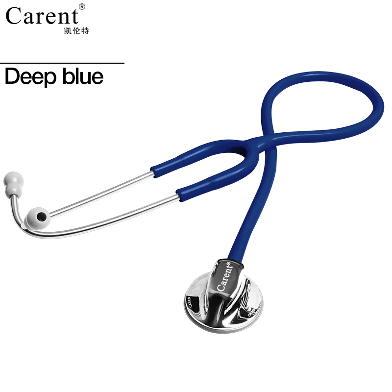 Карент Профессиональный одиночный стетоскоп для фетального сердечного ритма медицинский стетоскоп медсестры для ветеринара медицинского студента - Цвет: deep blue
