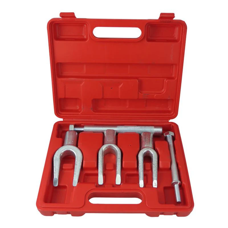

5pcs Front End Service Tool Kit Ball Joint Separator Rod Puller Ball Head Fork Suit Auto Repair Hand Tool Set