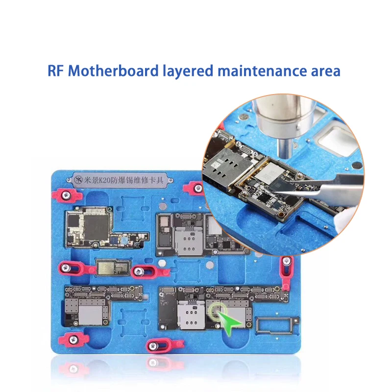 Mijing K20 On-Positioning Multi-function Fixture for iPhone XXSXS Max Motherboard PCB Explosion-proof Repairing Fixture tools (4)