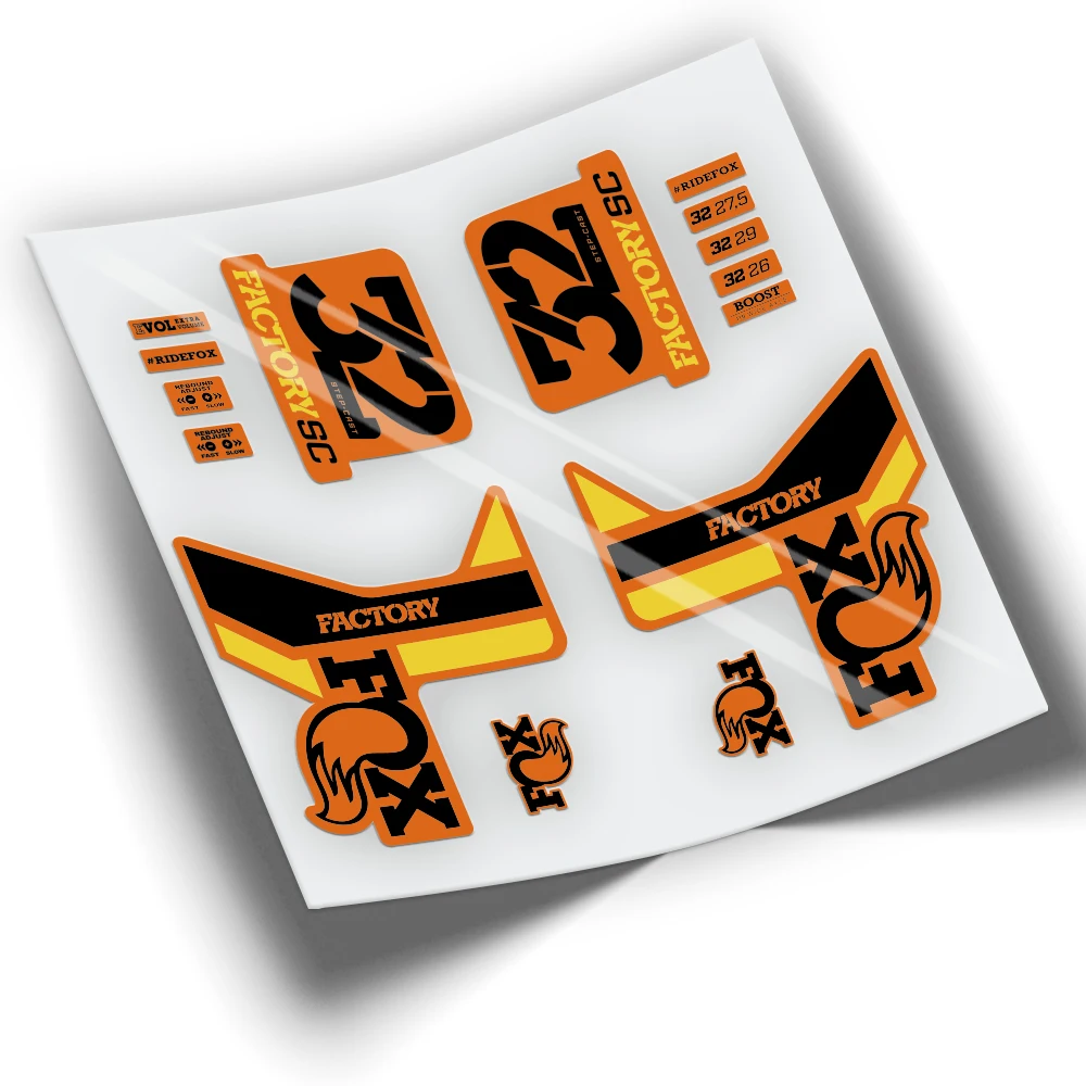 Pegatinas Della Clip Della Forcella Fox 32 Step Cast Series Wp243-1