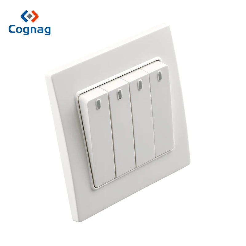 Cognag настенный выключатель светильник 4 позиционный белый короткий модный с