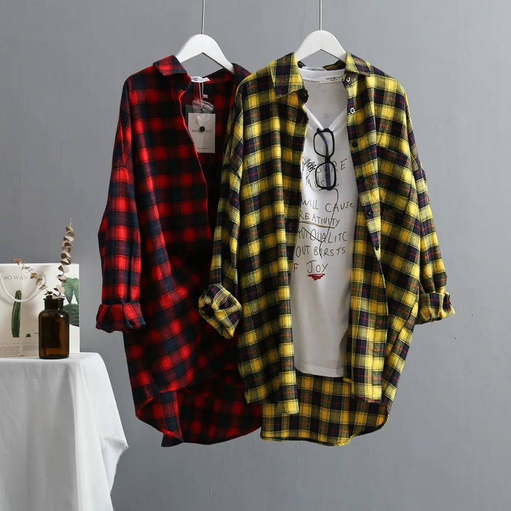 

Maternity Tunic Plaid Pregnancy Shirt Plus Size Loose Maternity Clothing lactation Clothes For Pregnant Women Autumn Winter Tops