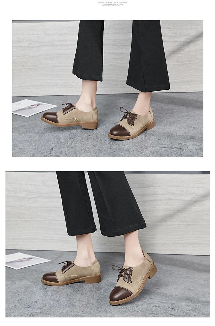 She ERA/2018 г. осень Женские кроссовки туфли-оксфорды обувь на плоской подошве женские замшевые на шнуровке водонепроницаемые Мокасины обувь
