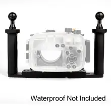 Meikon Two Hands Aluminium Tray for Underwater Camera Housing Case,Aluminium Tray for Camera Waterproof Bags Case Cover