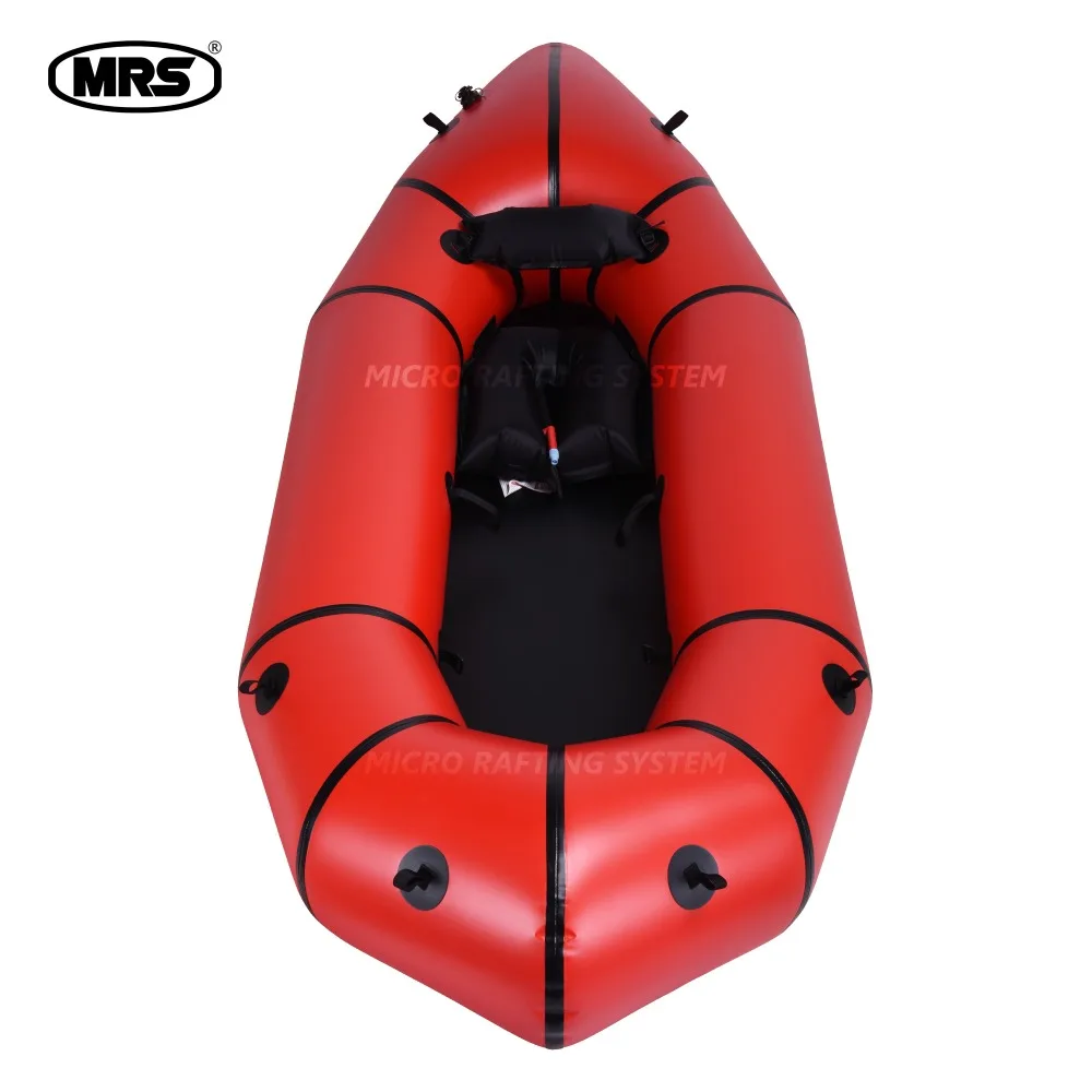 [MRS] [Ponto] Микро системы для рафтинга красный ультра-легкий надувной пакет каяк лодка для рыбалки go пешего туризма