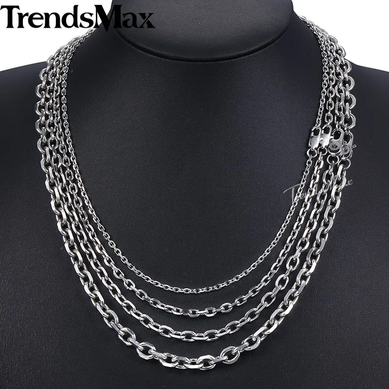 Мужская цепочка из нержавеющей стали 3/4/6/8 мм|necklace chain|mens necklace chainchain stainless steel |