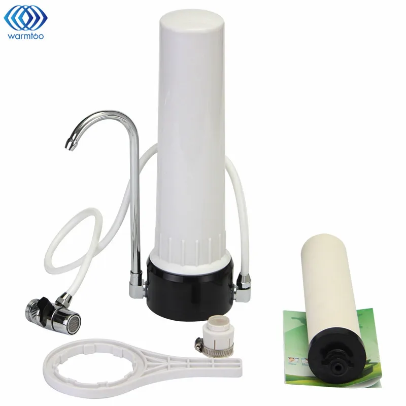 

Kitchen Water Purifier Faucet Tap Filter Countertop Ceramic Activated Carbon Faucet Clean Filter Drinking Household