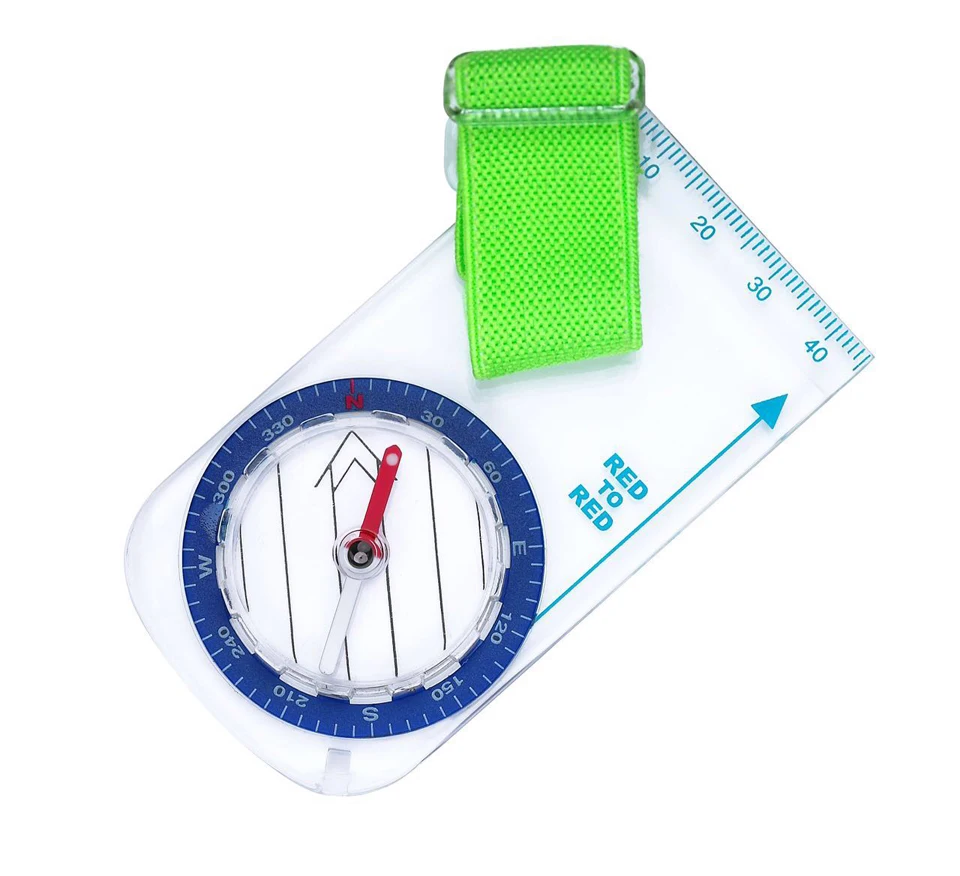 Orienteering compass for the beginner bdirectional Crossing Beginners Compass family treasure hunt activity equipment compass