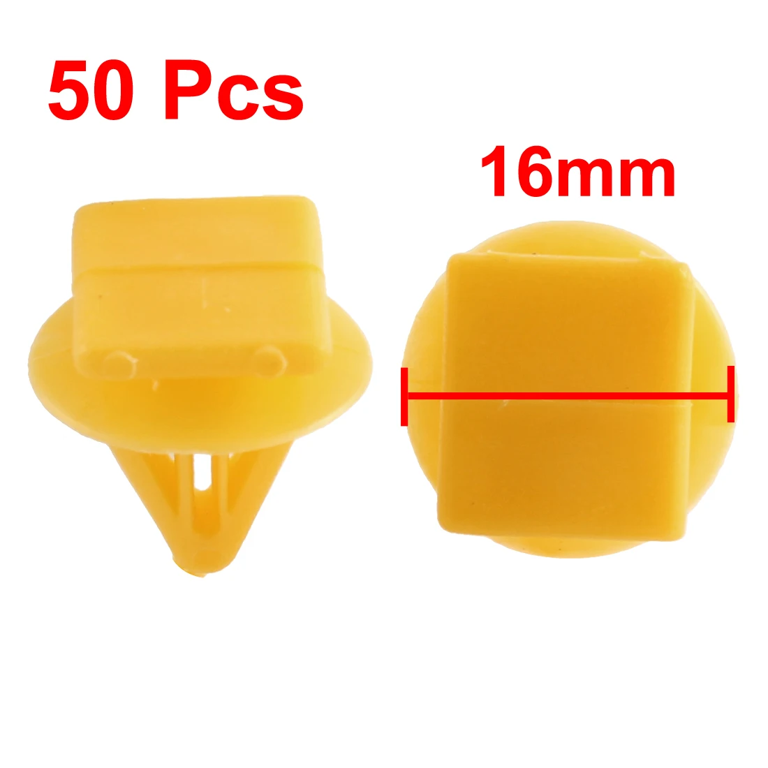 Uxcell 50 Pcs Fit Hole 10Mm | 11Mm Yellow Plastic Splash ...