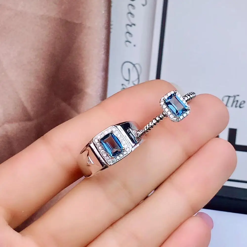 Ювелирные изделия KJJEAXCMY boutique кольцо с инкрустированным натуральным драгоценным