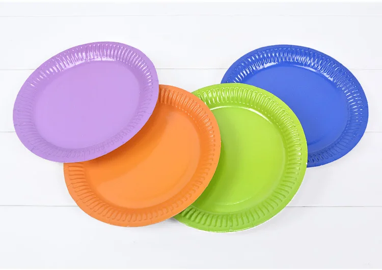 

20pcs 6inch 15.5cm Small Round Disposable Dinner Plates