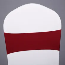 200 шт./лот лайкра лента для стула из стрейчевого эластичного материала ленты из спандекса на стулья для свадьбы украшение для банкета и вечеринки стул для мероприятий полосы декорации