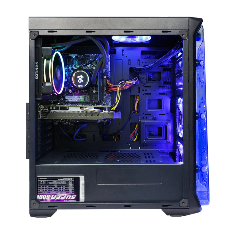 Игровой компьютер KOTIN GBW 1/ intel I7 8700/8G DDR4/GTX1060/240G SSD+1TB/Water Cooling/Dos|Настольные ПК| |