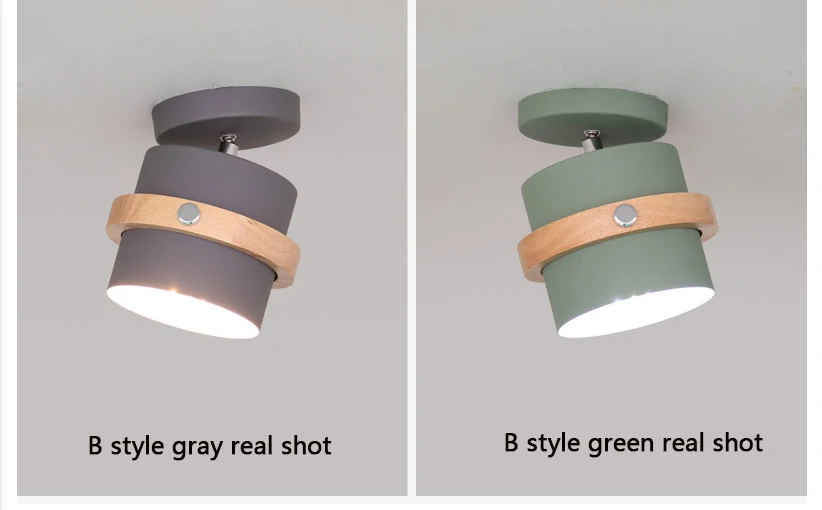Conduziu a Luz de Teto de Madeira Lâmpadas para Corredor Moderno Nordic Luminair Ferro Metal Corredor Madeira Cinza Branco Luminária Barra 13 madeira nordic luminair ferro metal lâmpadas para