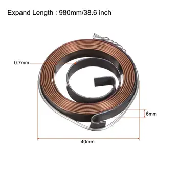 

Uxcell 2PCS New 9Sizes Drill Press Spring Quill Feed Return Coil Spring Assembly Wholesale High Quality 6-8mm 0.3-0.8mm 27-47mm