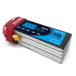 DXF RC Lipo батарея 8000 мАч 18,5 в 5S 120C MAX240C RC для вертолета RC модель квадрокоптера самолет Дрон RC автомобиль