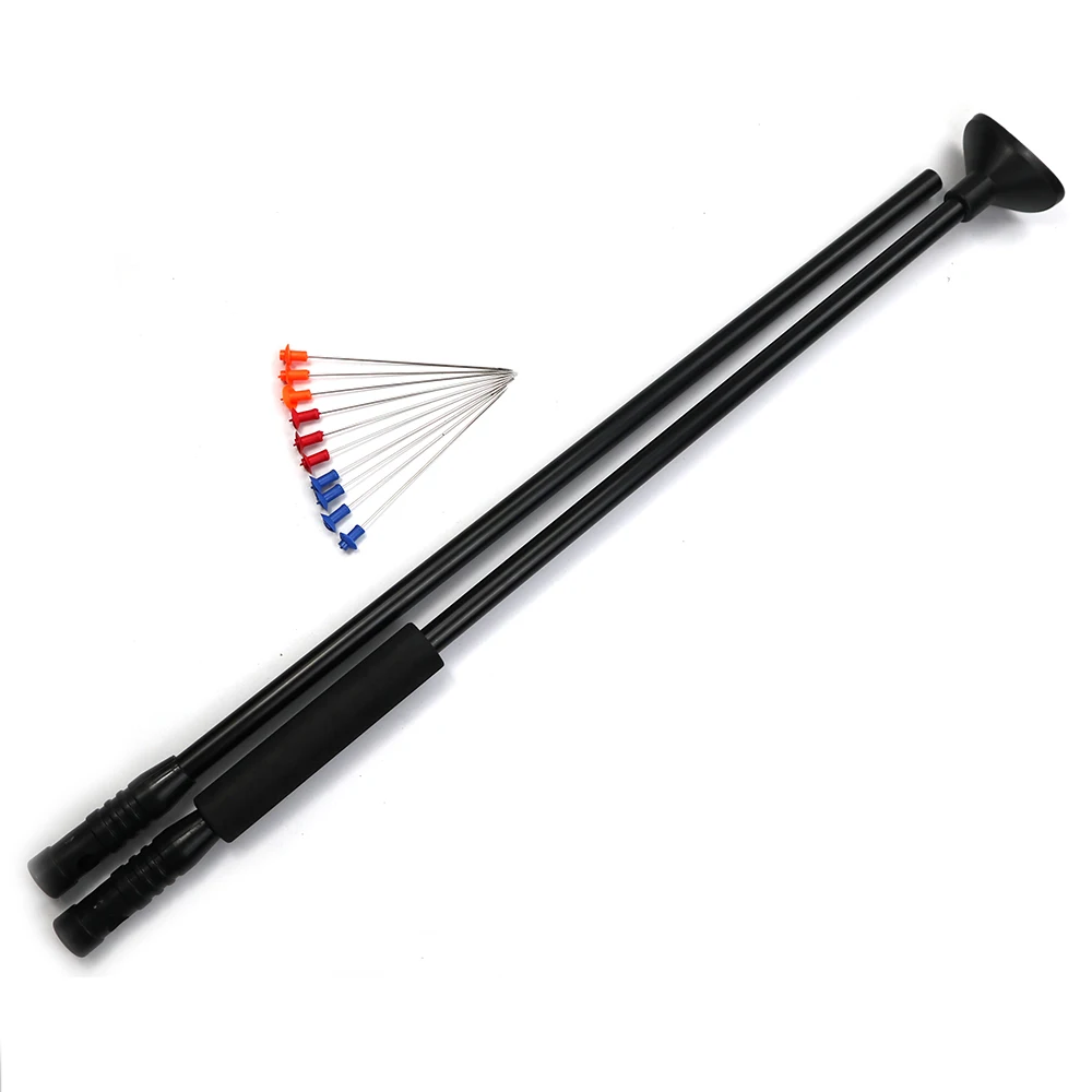 

M50 Black Blow Gun with Junction Tube and 10pcs Metal Needles/Darts Foam Comfort Grip fit Hunting and shooting sport Length 39''