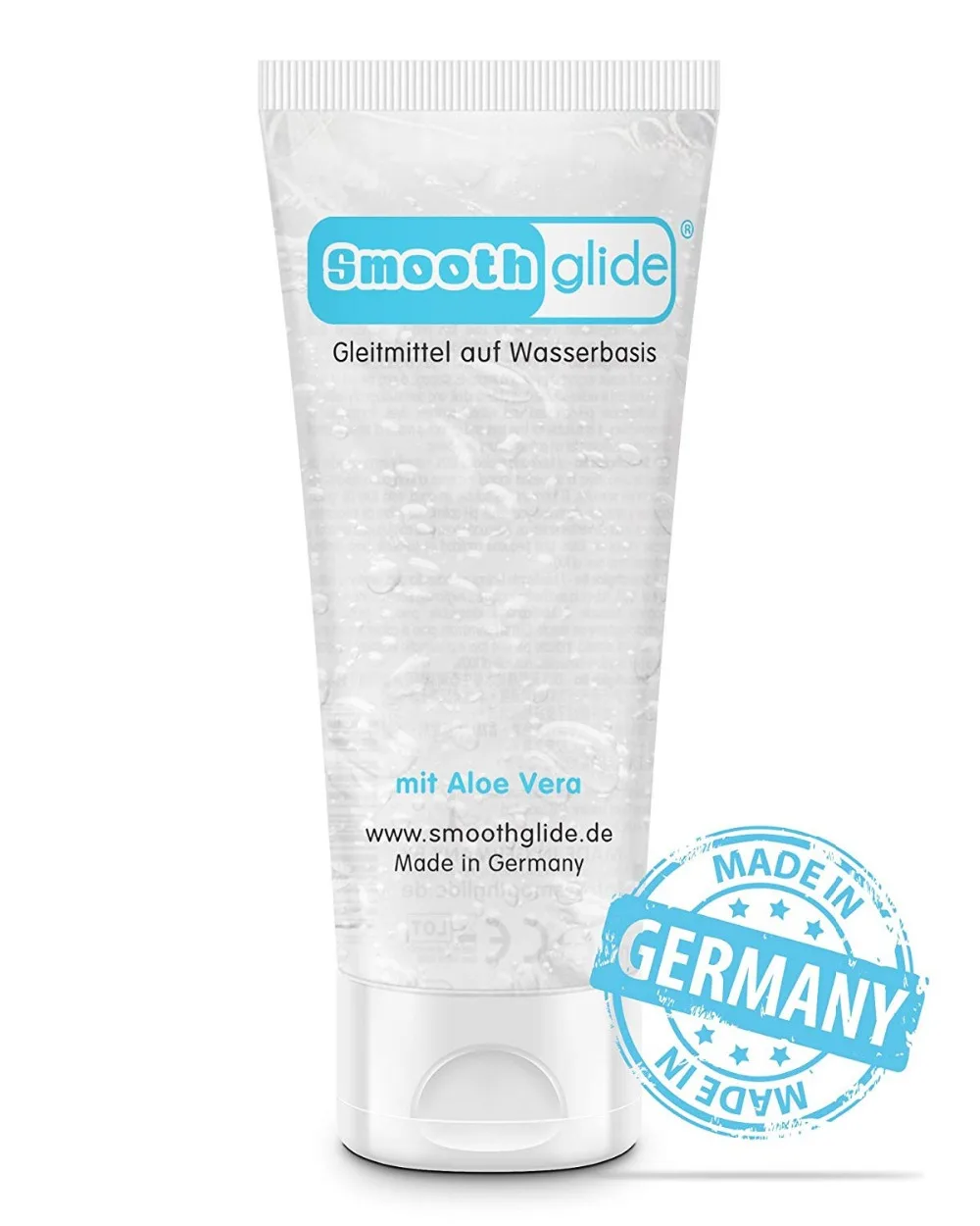 Smoothglide water-based Lubricant 50ml with the soothing effect of Aloe Vera Made in Germany for condom and sex toys | Красота и