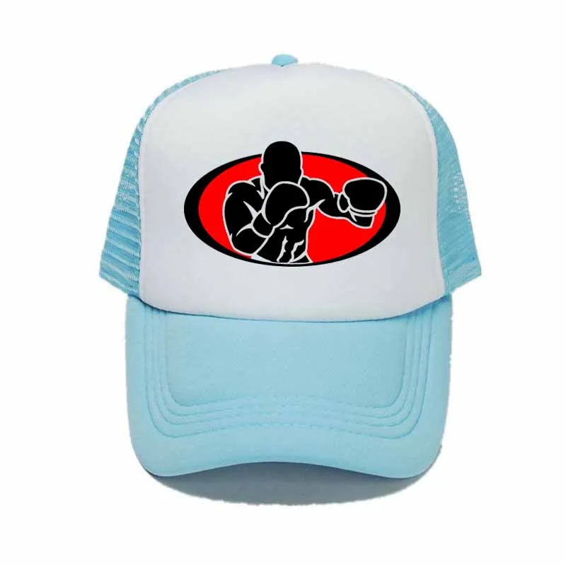 Для женщин и мужчин Kick Boxing летняя кепка-бейсболка бокс фитнес Бейсболка Спорт Pugilism Boxer Fans Trucket hats YY303 - Цвет: YY30310