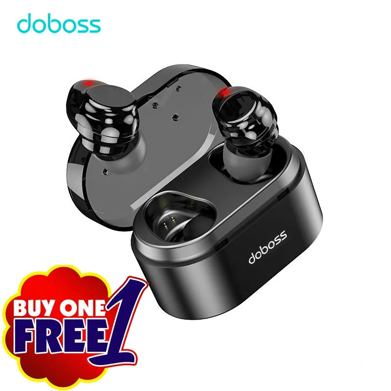 

Upgrade Doboss Bluetooth 5.0 Wireless Earbuds Earphones Touch Control HiFi Stereo Sound Noise Cancelling For iPhone Samsung