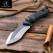 DAOMACHEN Полный Тан Открытый Тактический нож выживания кемпинг инструменты коллекция охотничьи ножи с импортными K оболочка