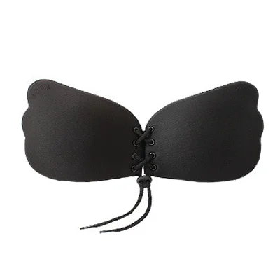 1 pair DERUILADY бесшовные самоклеющиеся Fly бюстгальтер без бретелек Push Up Bra беспроводной накопитель на сексуальное женское белье Невидимые силиконовые Для женщин бюстгальтер - Цвет: 1 pair