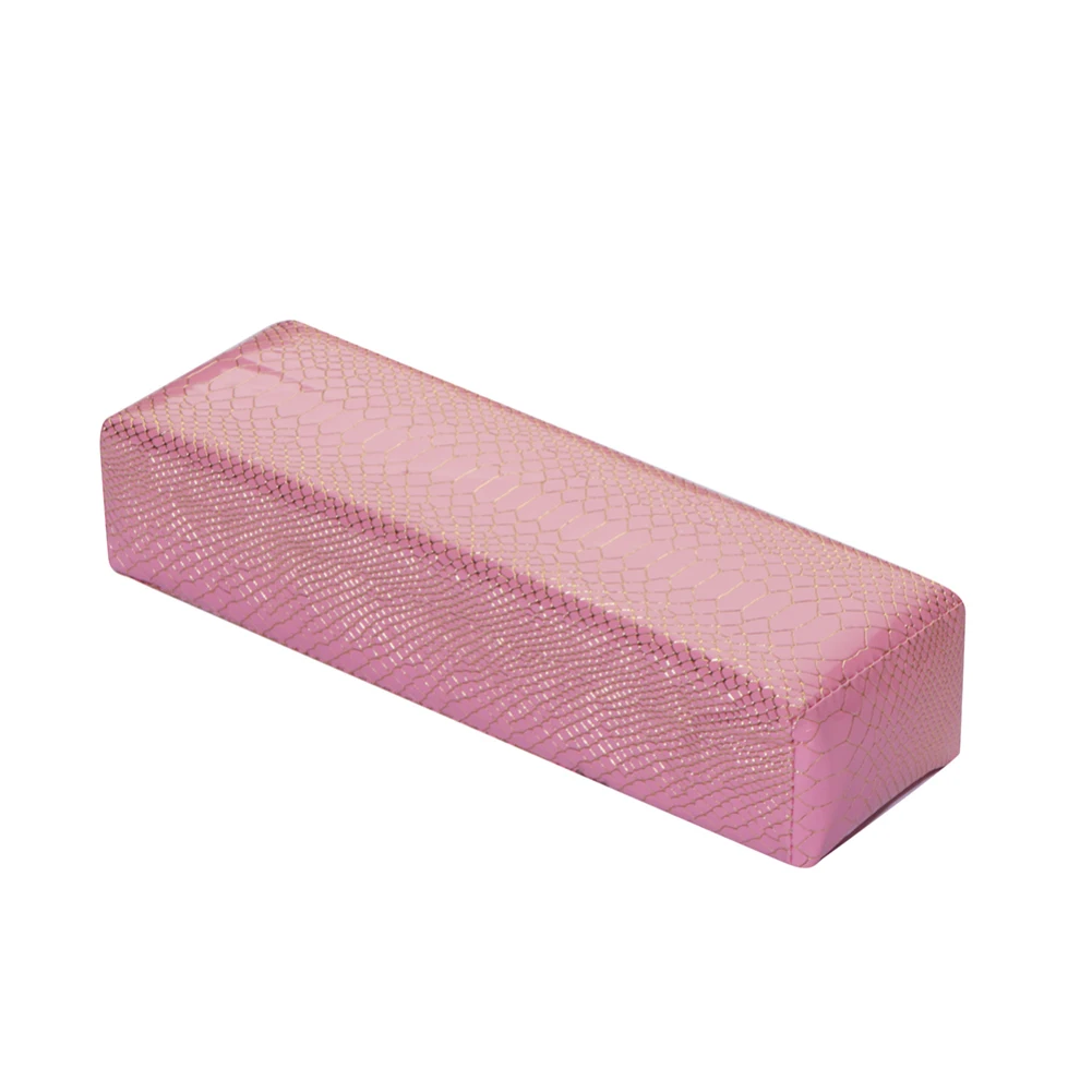 Дизайн ногтей змеиная кожа Настольный коврик для рук Подушка для отдыха салон Маникюрный Инструмент - Цвет: Pink Hand Pillow